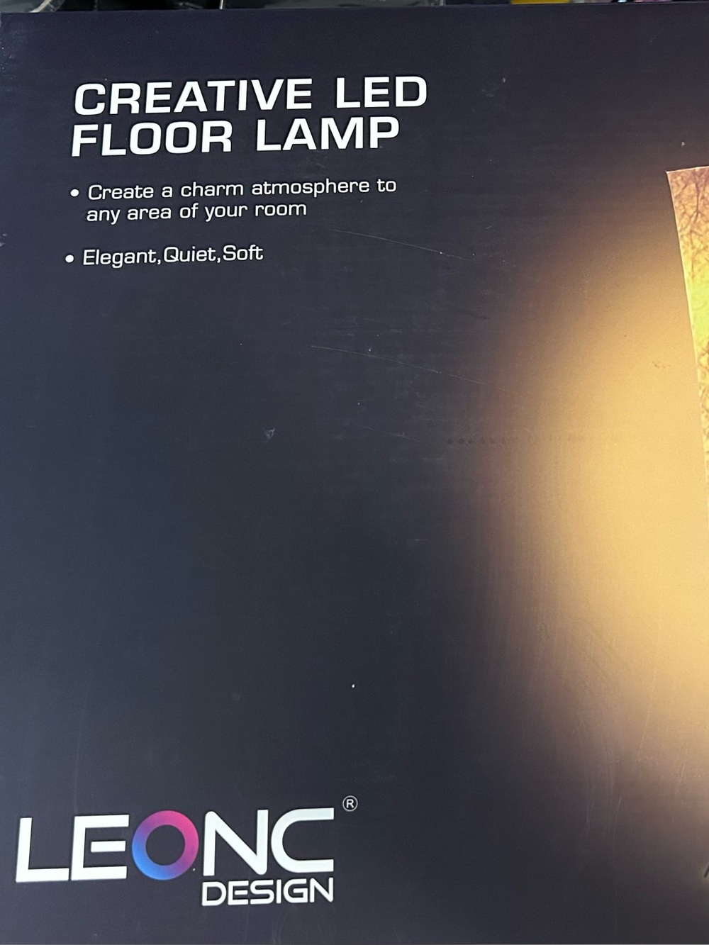 Ambient 61” Floor Lamp - Warm Yellow Glow by Leonc Design